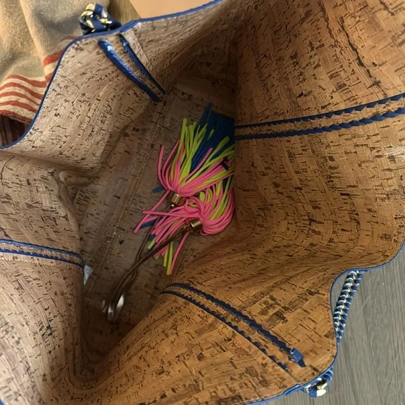 Lilly Pulitzer Reversible Seaside Tassel Tote - EUC - Picture 5 of 7